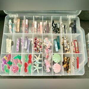 LOT NEW 113 Acrylic Hair Clip Alligator Pin Bobby Statement Accessory